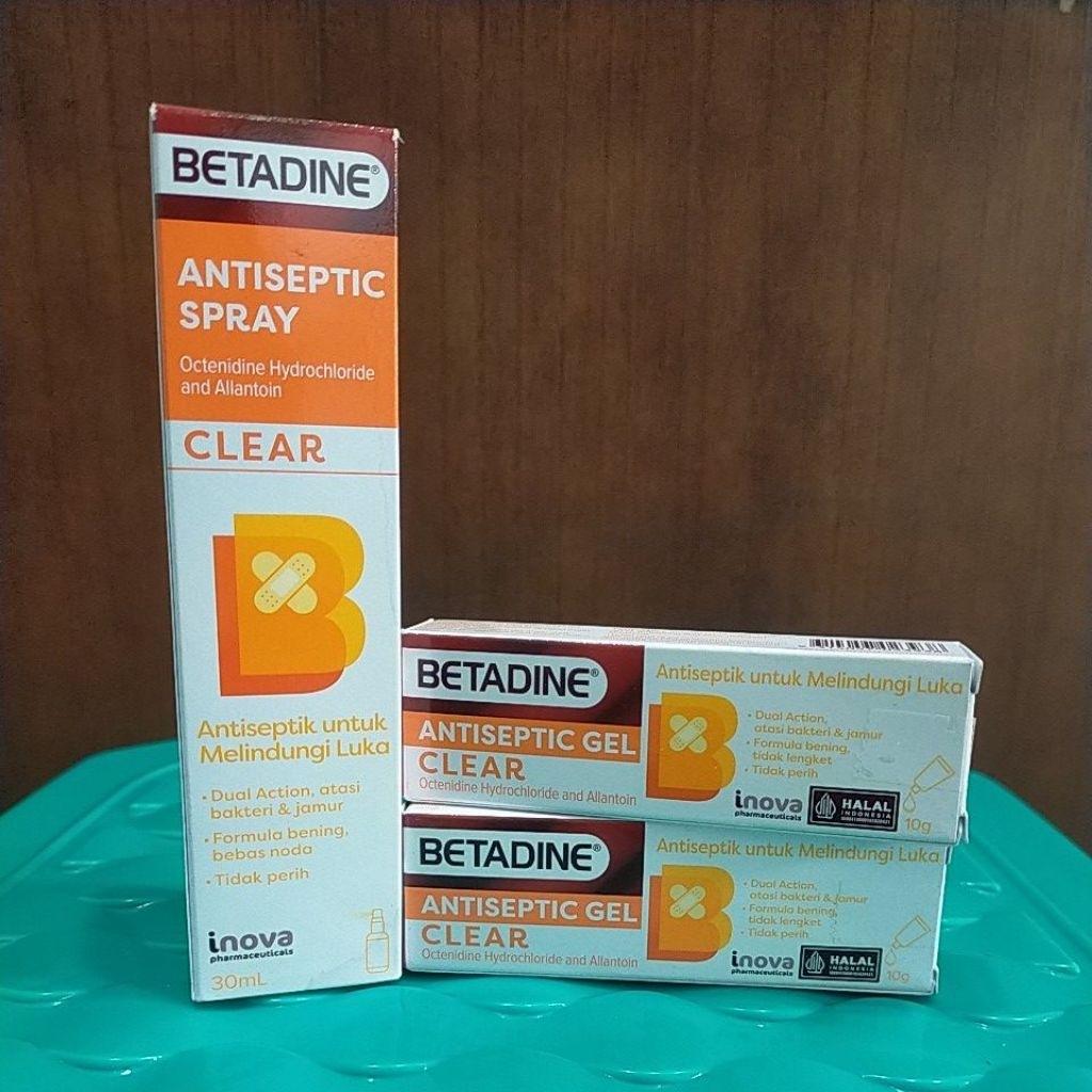 Betadine Spray | Betadine Antiseptic Gel Clear