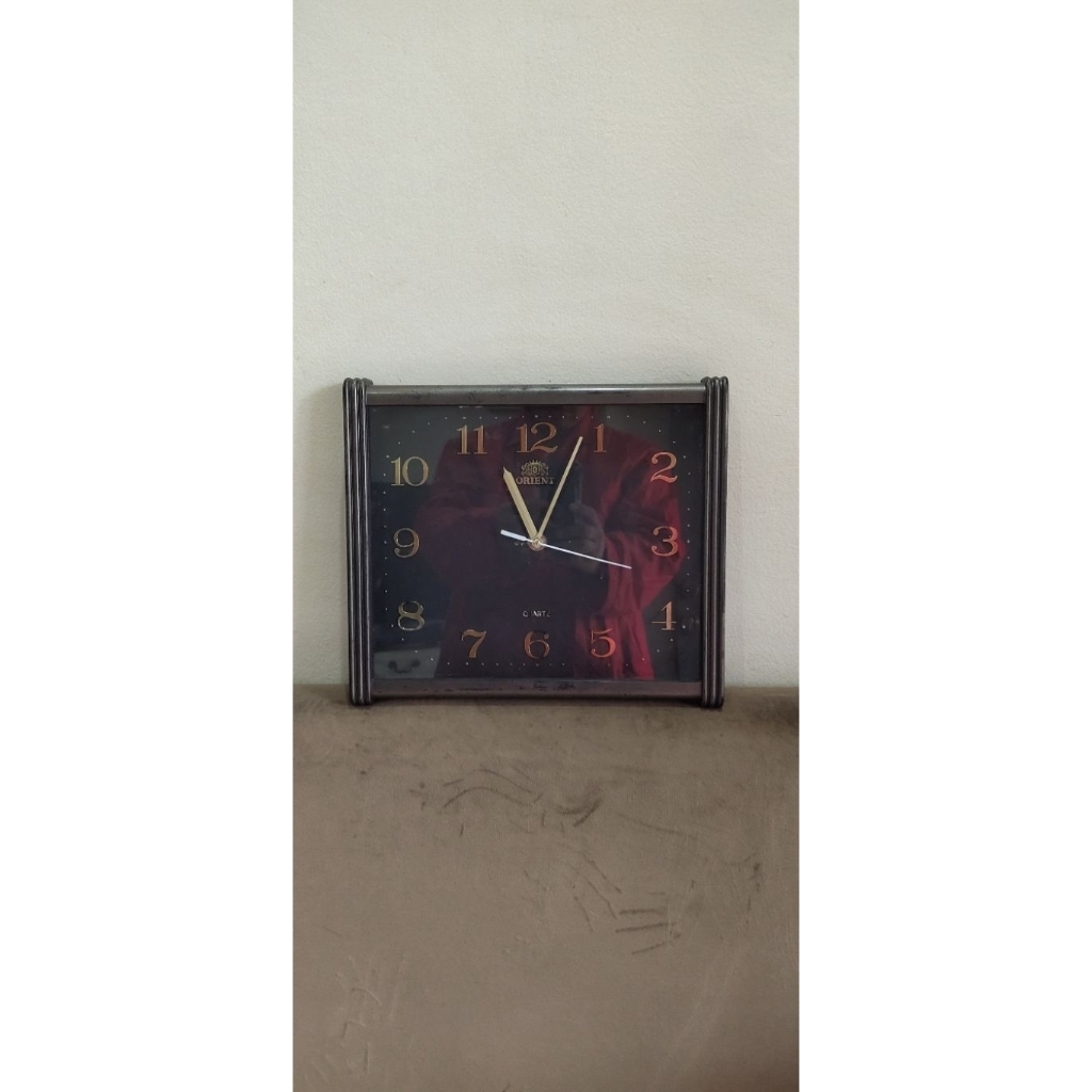 (WAJIB Transaksi Offline)Jam Dinding Orient Vintage 1980