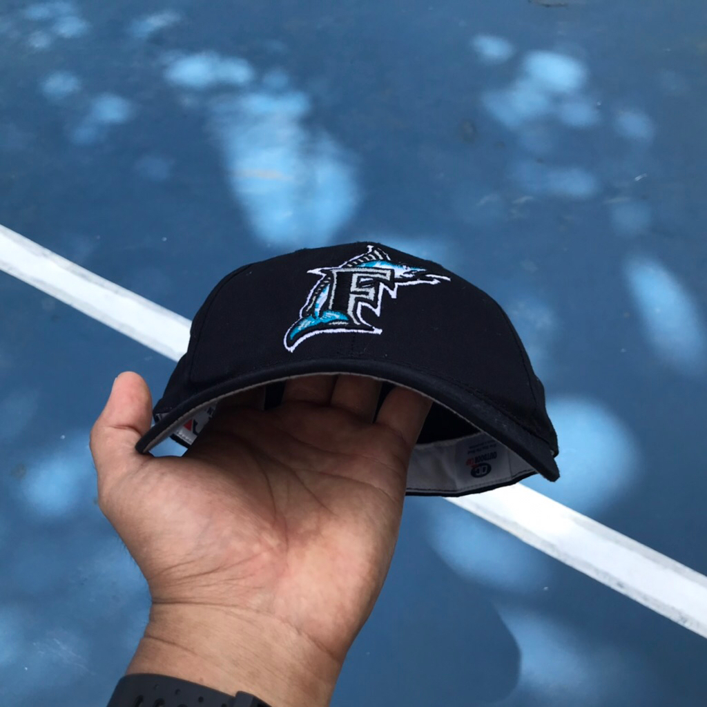 Vtg Florida Marlins MLB Team Baseball Cap | Topi Bisbol Florida Marlins