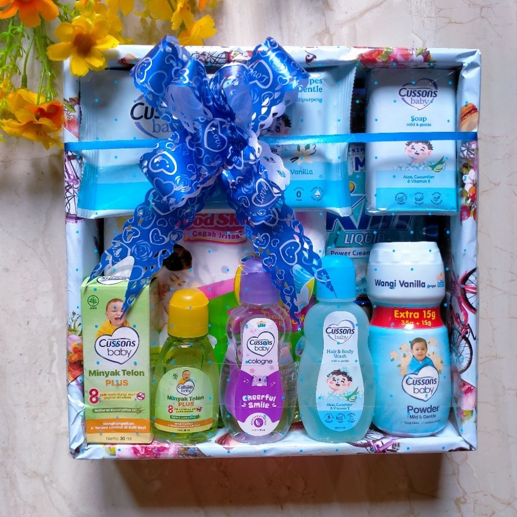 parsel bayi kado bayi lahir hampers bayi baby gift set paket sabun cussons