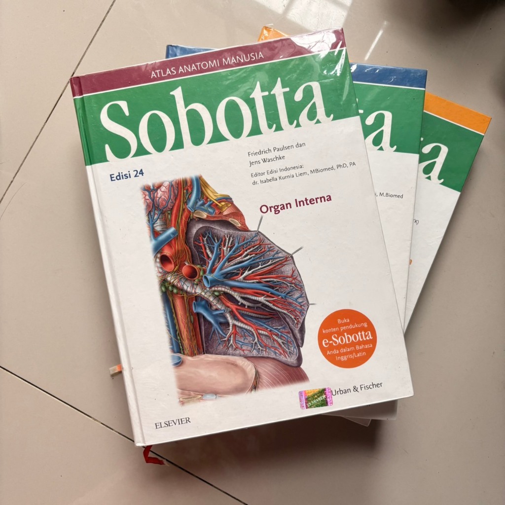 Buku Atlas Anatomi Manusia Sobotta Preloved