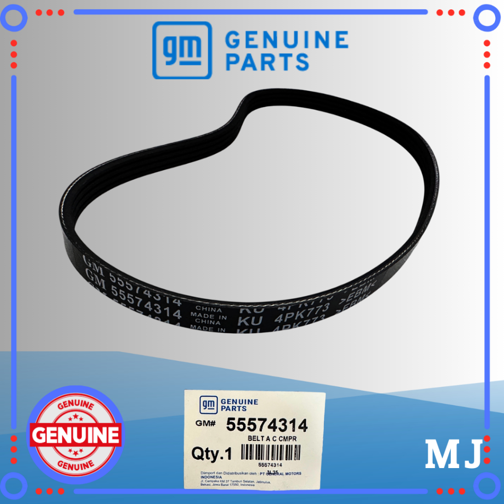 Fan Belt AC CHEVROLET SPIN DIESEL 1.3 1300 cc 55574314 4PK773 ORIGINAL GM