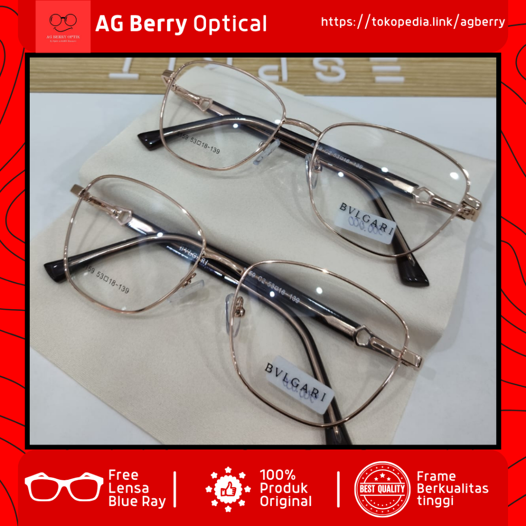Kacamata BVLGARI ORIGINAL HIGH QUALITY