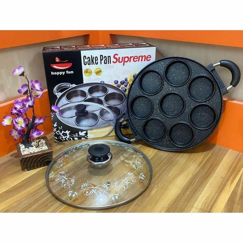 Happy Fun Cake Pan Supreme Cetakan Kue 8 Lubang Datar