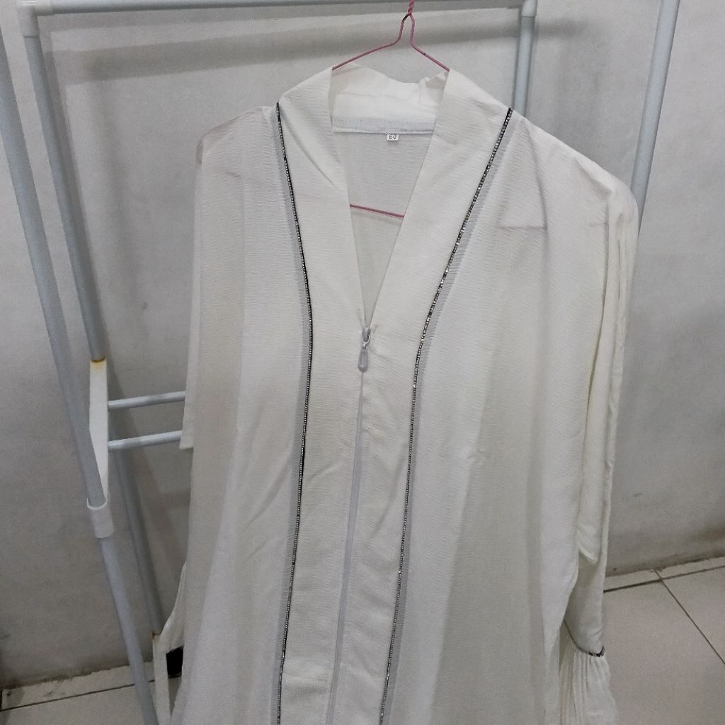 Abaya Putih Big Size / Jumbo