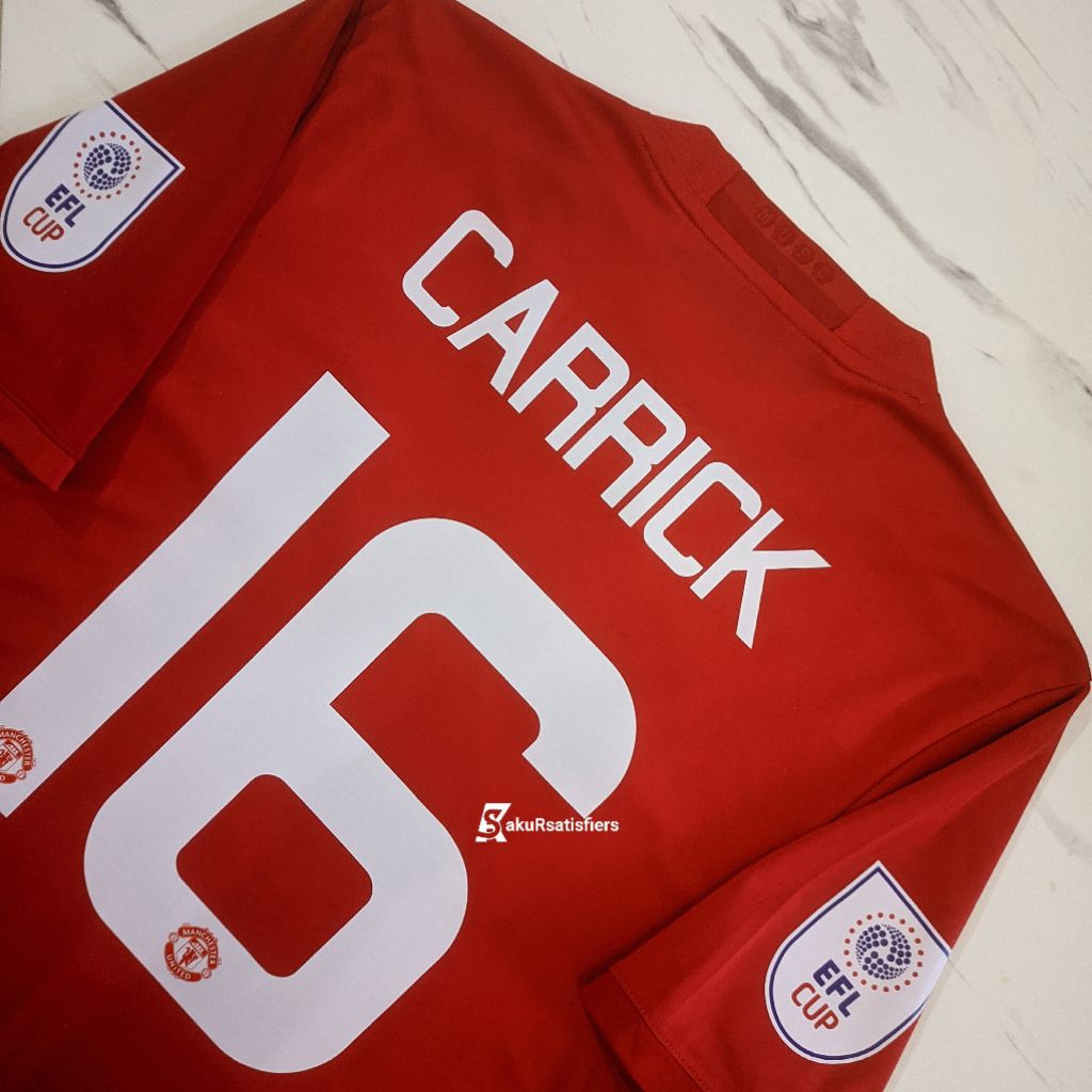 [USED] Jersey Manchester United Home 2016/17 Original NNS Carrick EFL Cup 2017