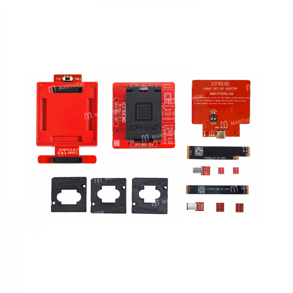 SOCKET F64 LITE ULTRA - IC Friend NB-UFS-5IN1 254 / 153 / 297 Adapter + ISP Cable