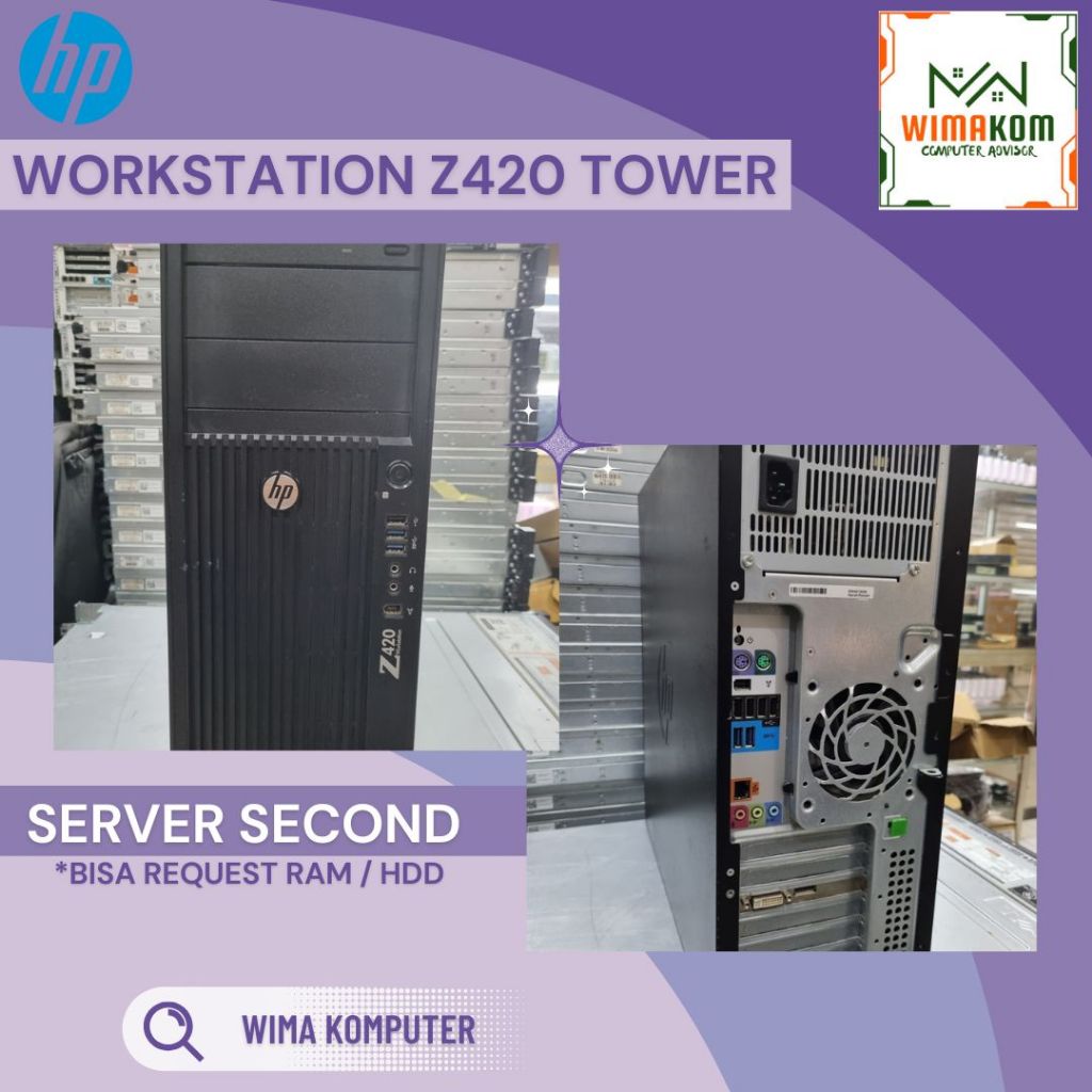HP Z420 XEON E5 1650 RAM 16GB SSD 512GB