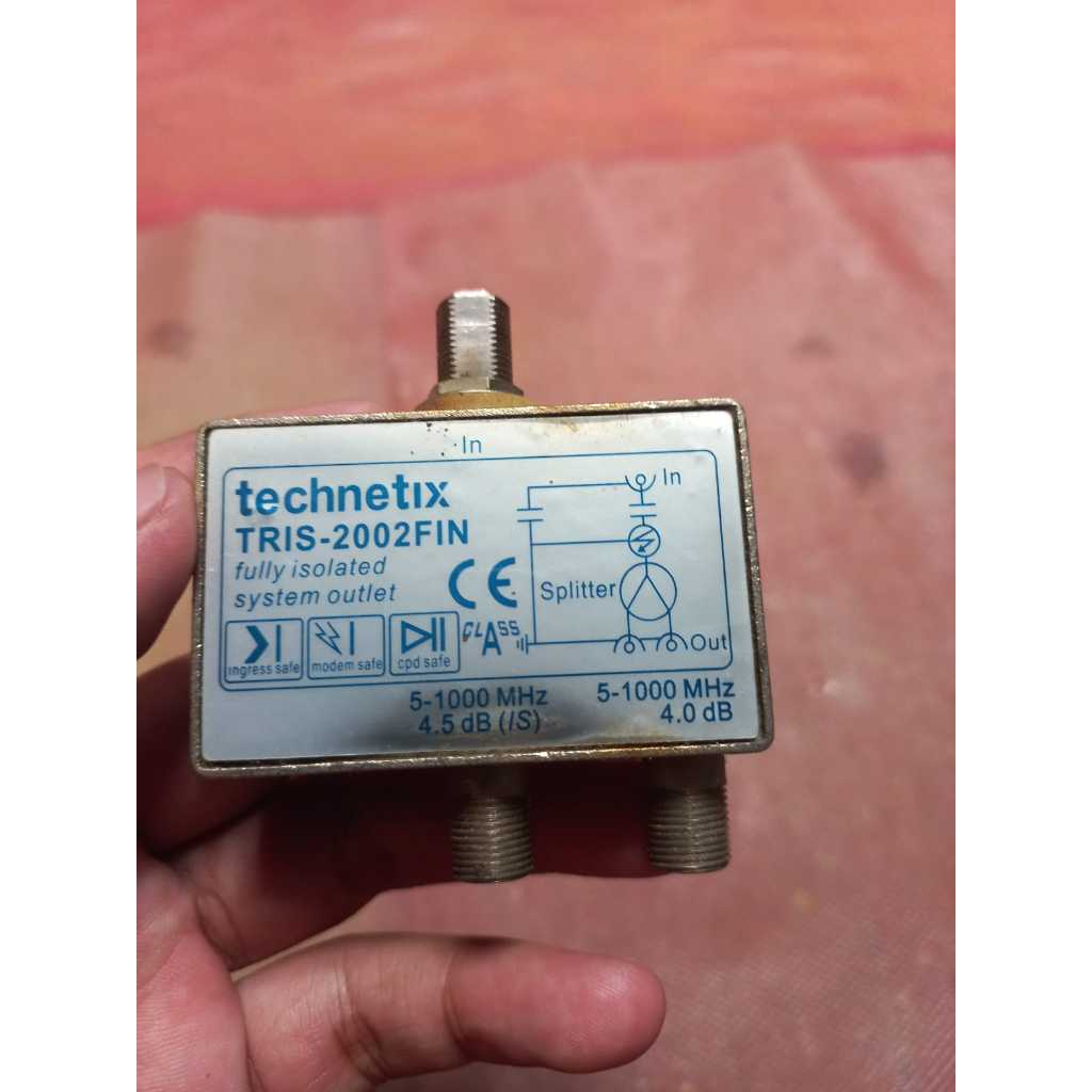 splitter antena tv bekas baca deskripsi