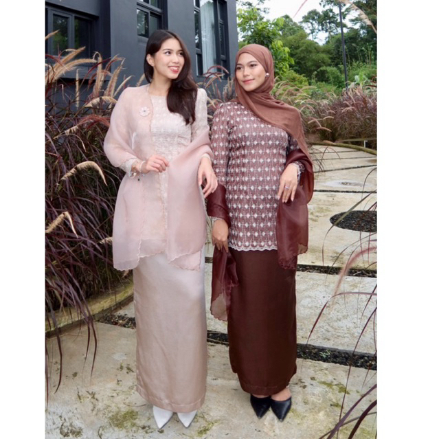 SAUVORIA | Laila Set - Baju Kurung dengan Slendang
