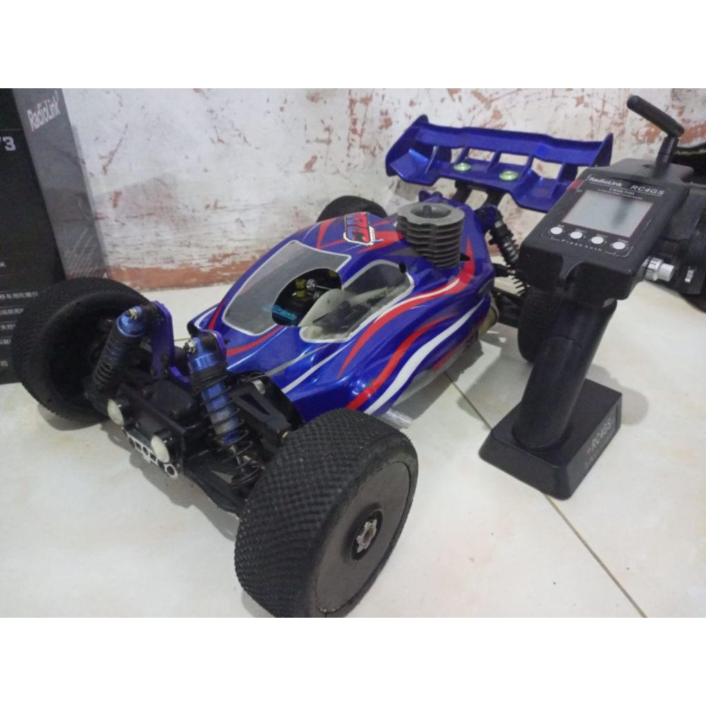 mobil remote rc engine nitro 1/8 rtr