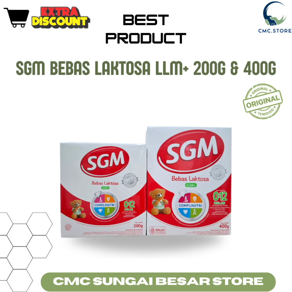 SUSU SGM LLM+ 200 GRAM & 400 GRAM BEBAS LAKTOSA / Susu Laktosa Free