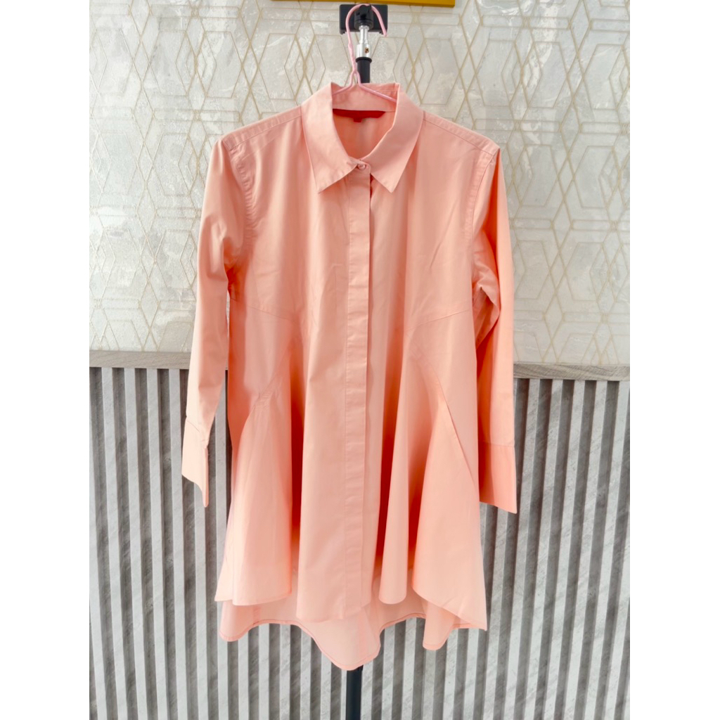 Preloved Benang Jarum Kylie Shirt - Light Pink