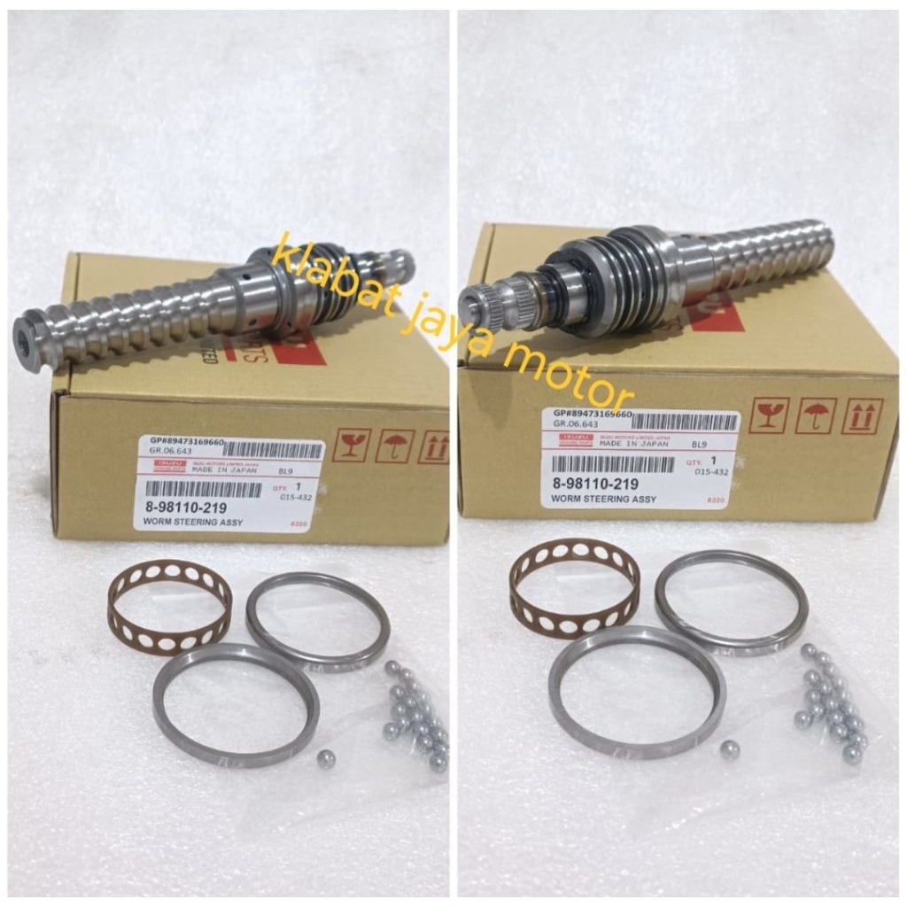 WORM STEERING ASSY/PINION STEER ASSY NKR71 ORIGINAL