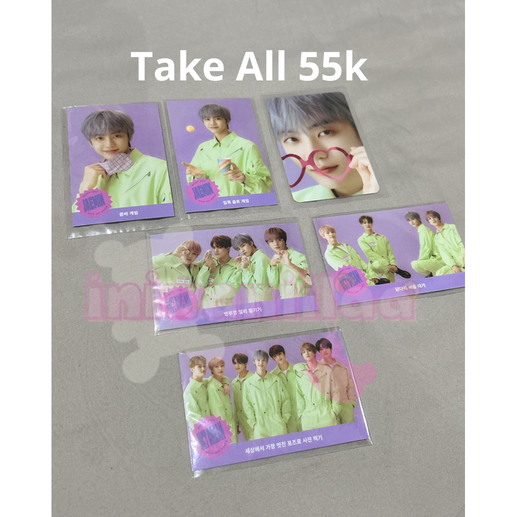 WTS/WTB Sharing TAKE ALL game card pc Seasons Greeting 2021 sg21 NCT Dream 00L Jaemin Haechan Jeno R
