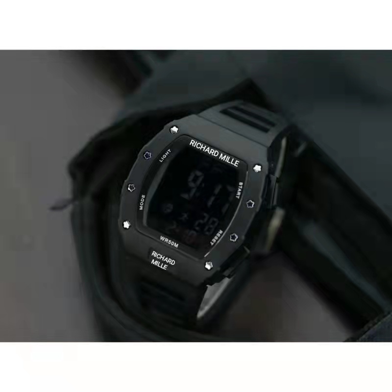BISA COD Jam Tangan Pria RM-08 DIGITAL Strap Rubber