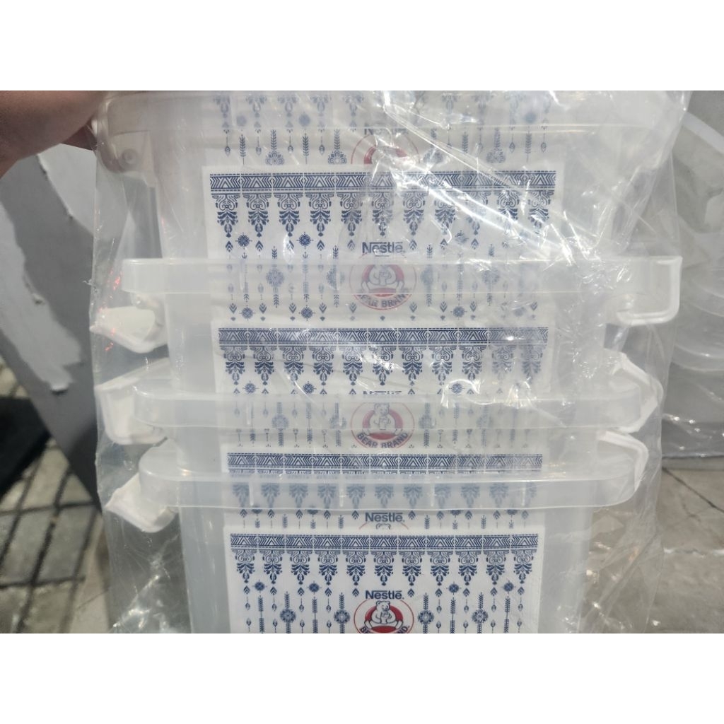 container box kecil baru gress nestle bear brand