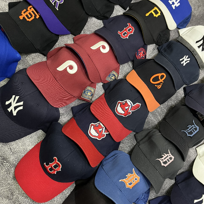 Topi Baseball MLB Branded NY LA Boston Detroit Caps