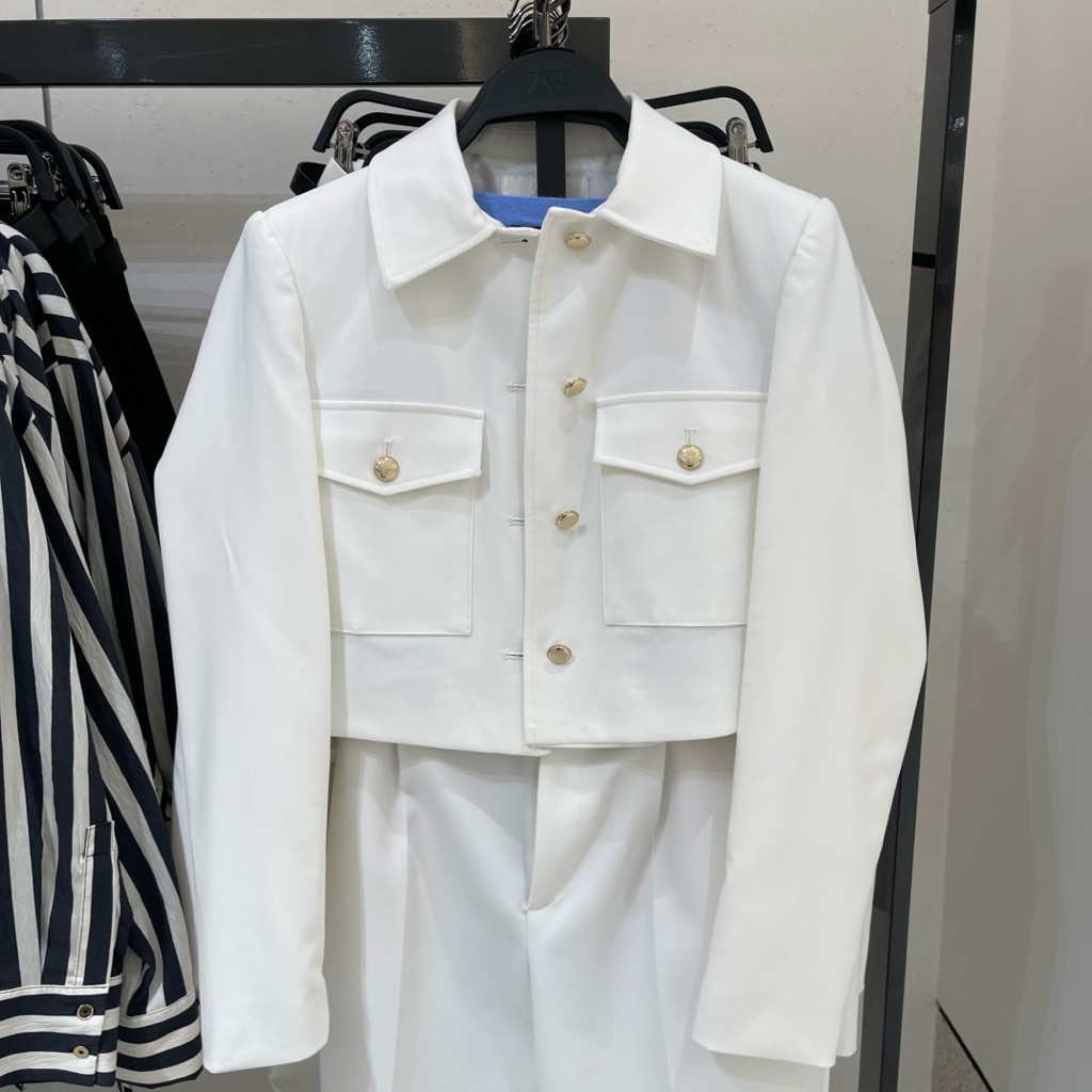 Blazer Crop ZARA Women Jastip (jasa titip)