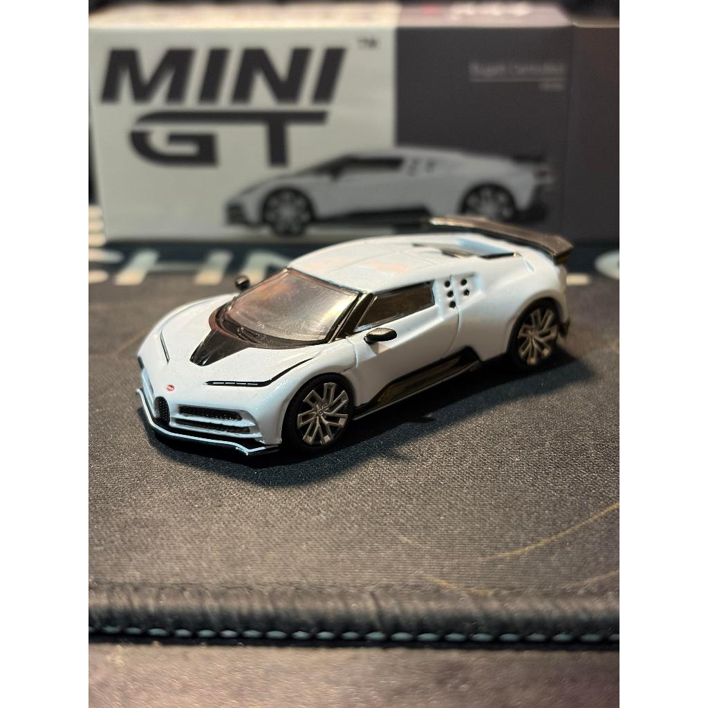Mini GT Bugatti Centodiecci white