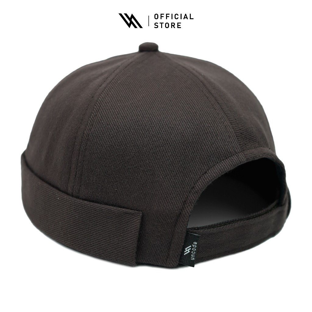 UNCODE Topi Peci Mikki Hat Distro Exclusive Pria Coklat Tua Polos / Mikihat / Kopiah Dewasa