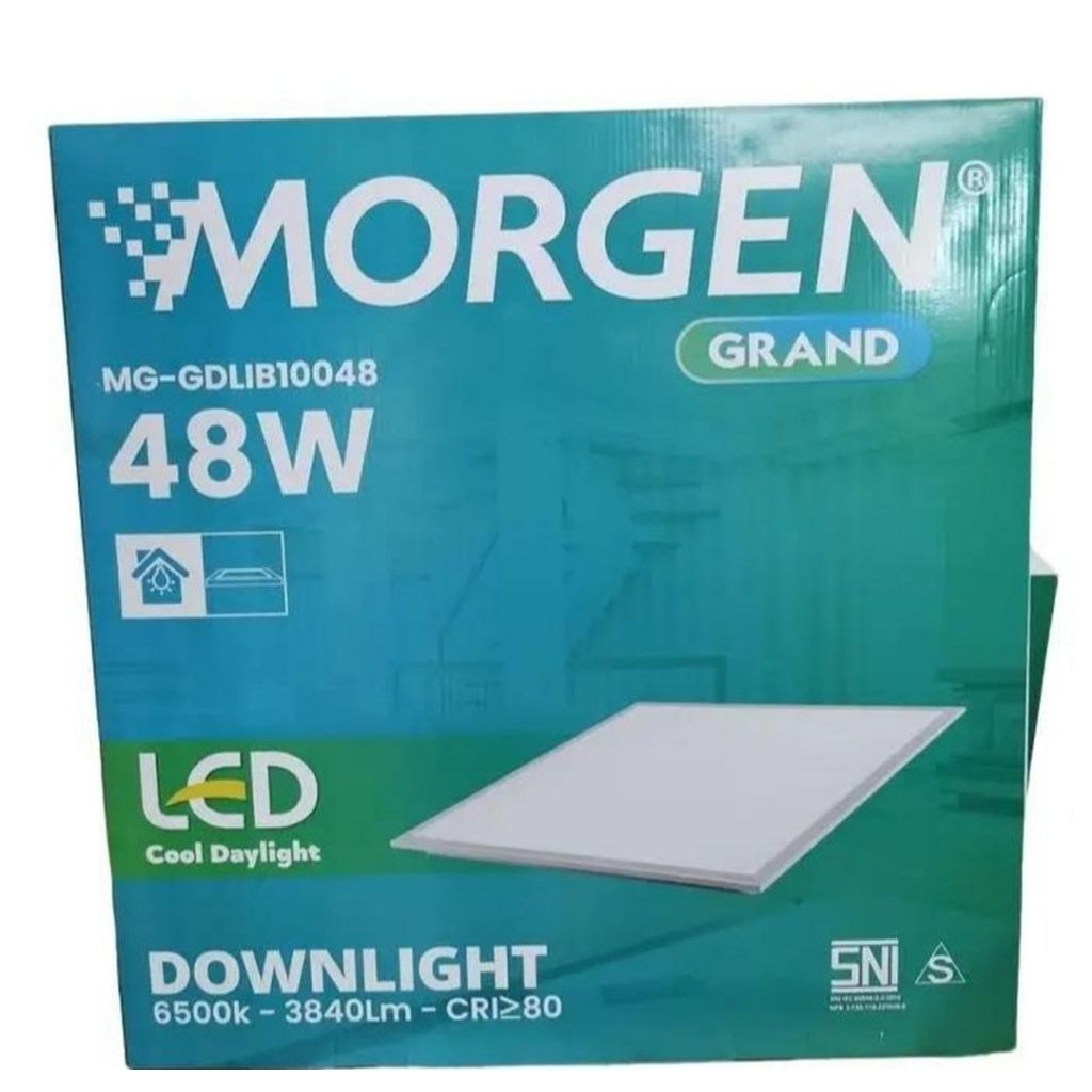 Lampu LED Panel Morgen LED Downlight Panel Inbow - LAMPU LED PANEL 60X60 MORGEN SNI