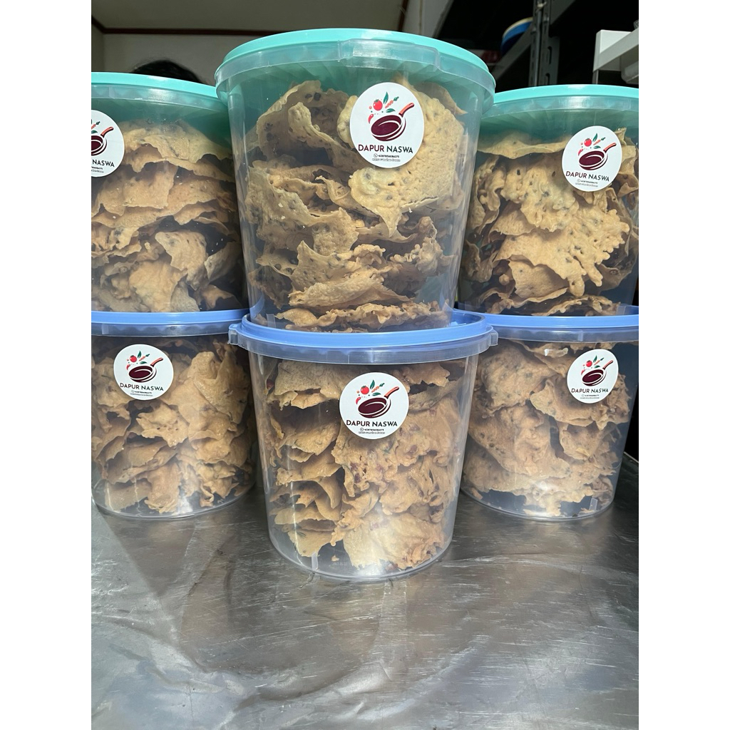 Peyek 350g Kemasan Toples 5ltr