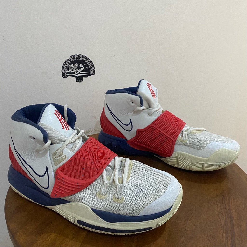 Nike Kyrie 6 White Red Blue