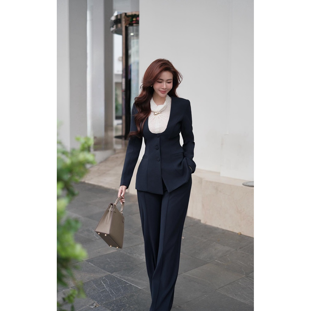 baju set kerja wanita premium one set workwear blazer dan pants