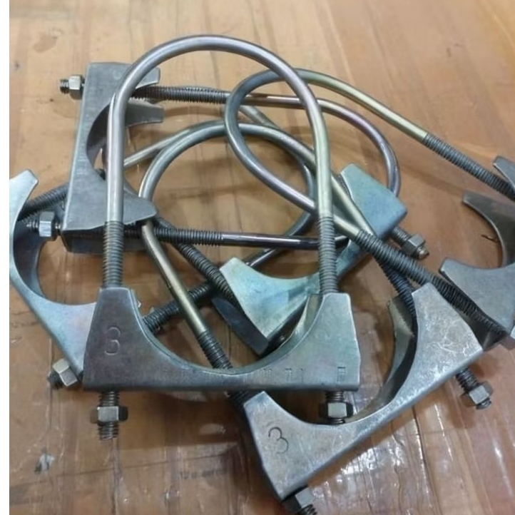 klem pipa besi panjang 3"inci