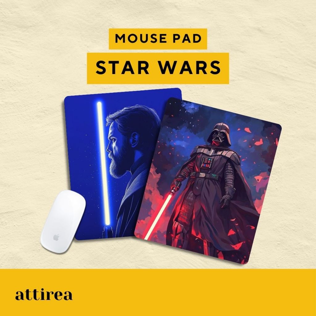 Mouse Pad Star Wars | Alas Mousepad Premium Gaming Antislip Souvenir Hadiah Unik Lucu