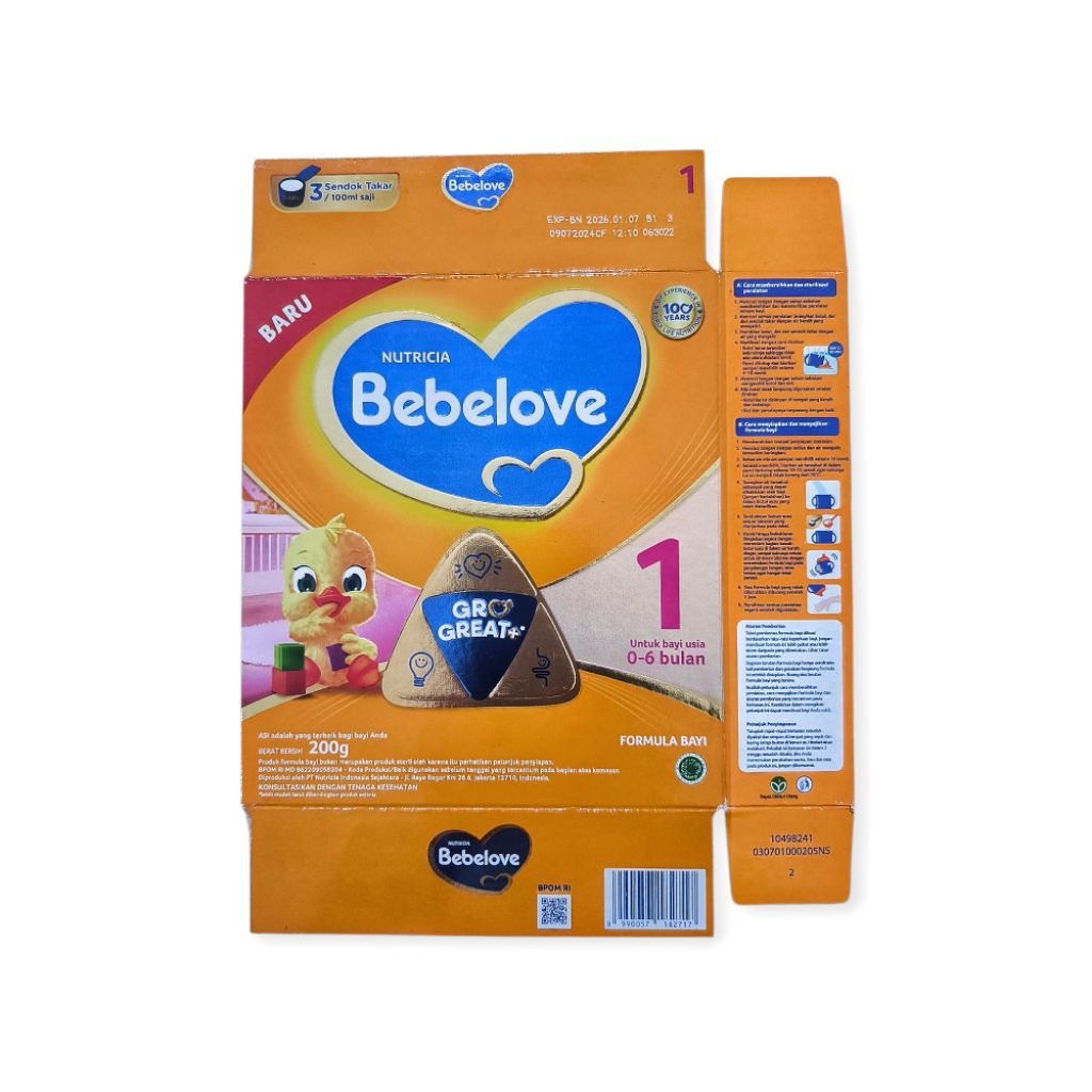 Kardus Susu Bekas Bebelac/Bebelove