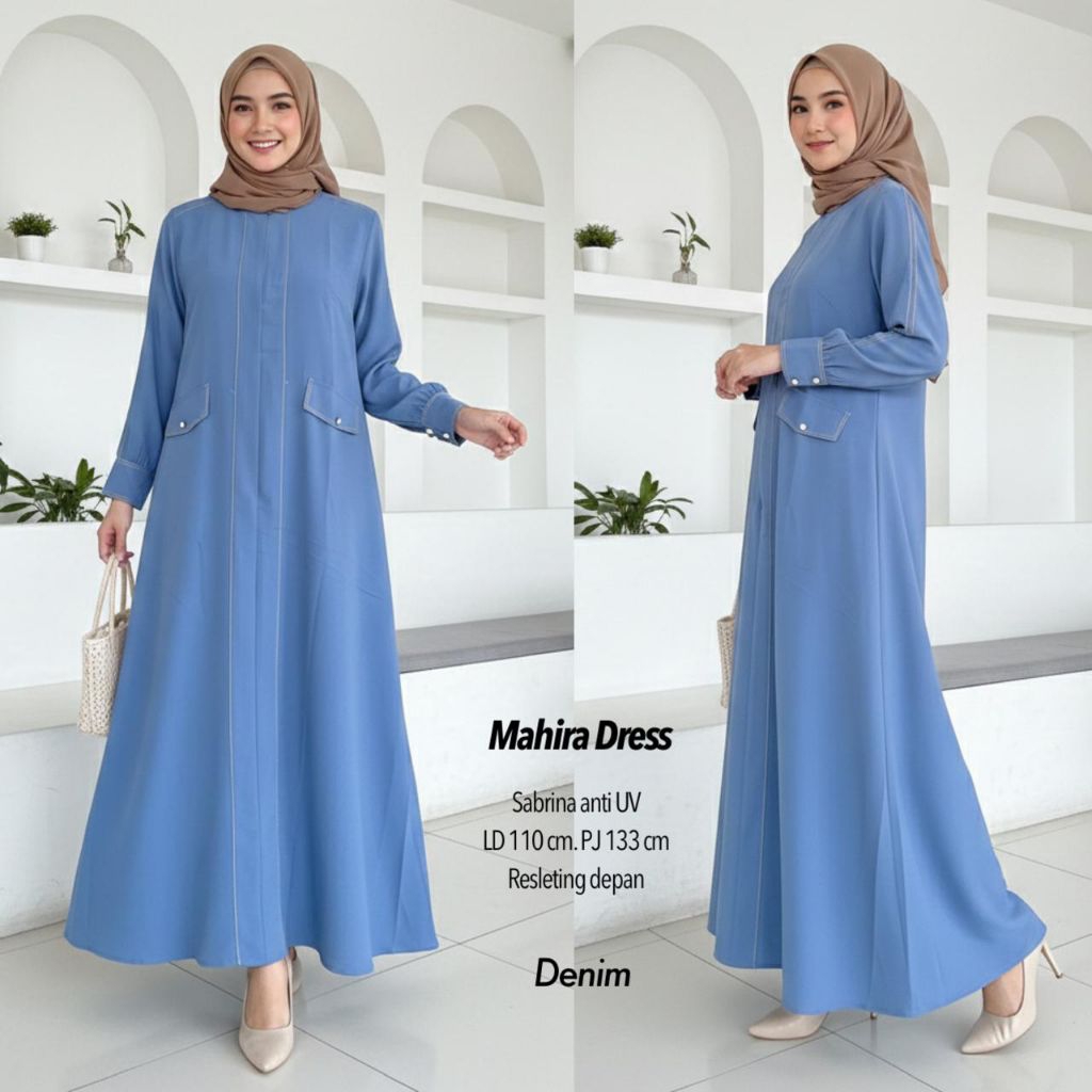 ABAYA MAHIRA / MAHIRA ABAYA / GAMIS MEWAH / GAMIS LEBARAN / ABAYA / JF FASHION