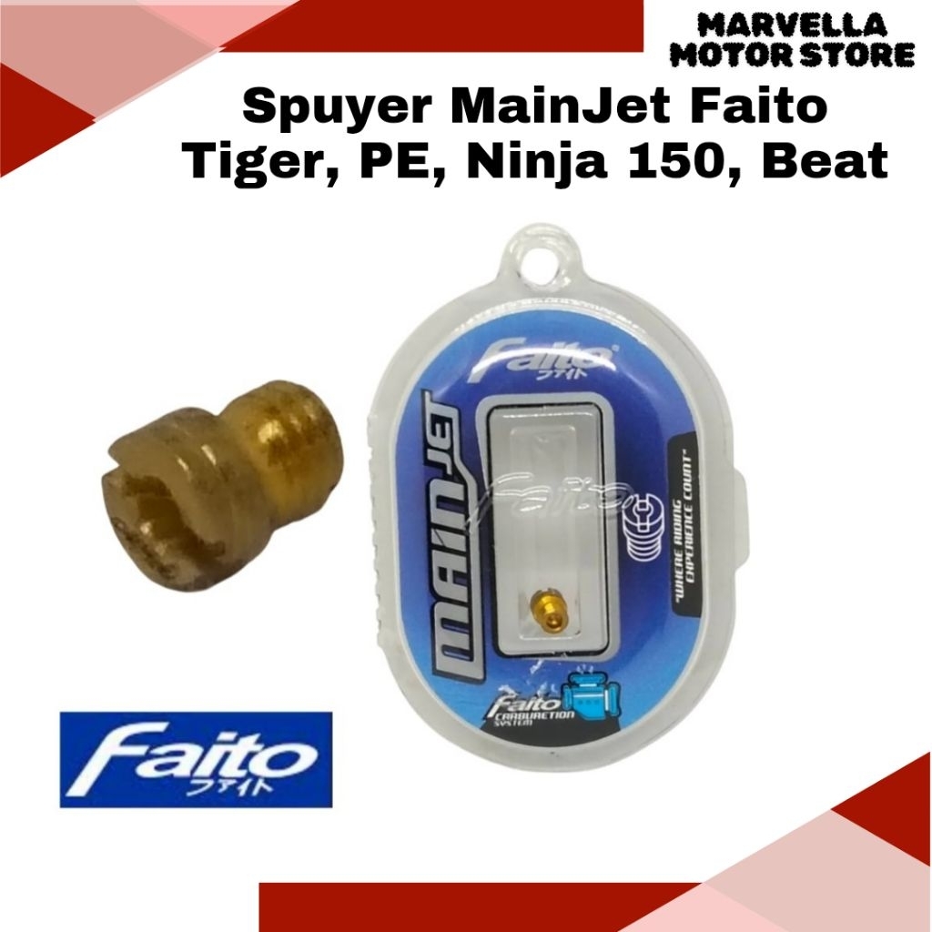 Spuyer Main Jet Faito Tiger Karburator PE Ninja 150 Beat