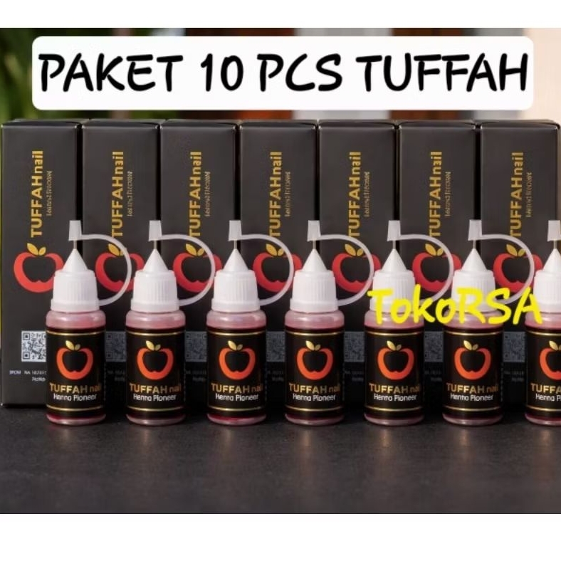 GROSIR 10 PCS TUFFAH  | INAI KUKU TUFAH | PACAR KUKU | HENNA HALAL | HENNA AWET