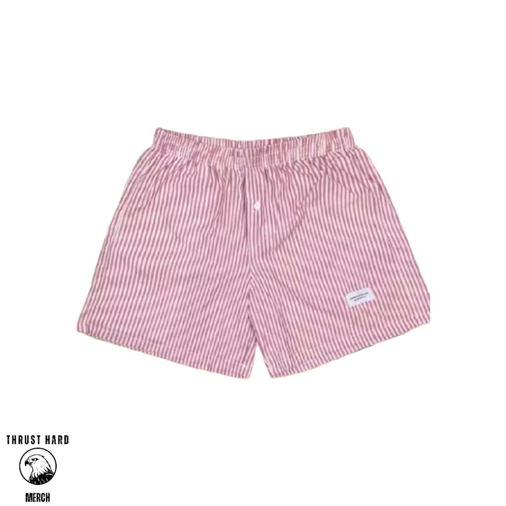 Celana Pendek stripe Pria Wanita Boxer Motif Garis Garis Salur Celana Boxer Pendek Pria Short Pants