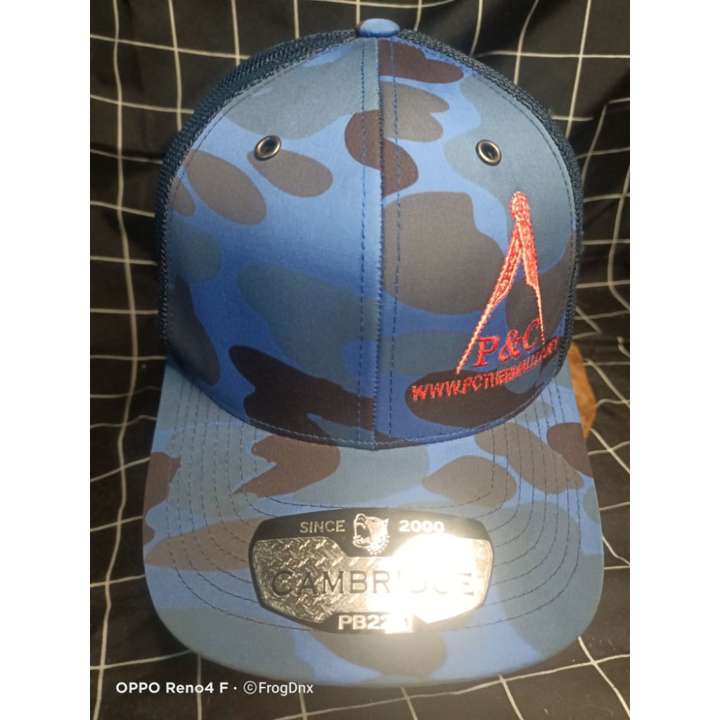 Trucker Camo-Biru