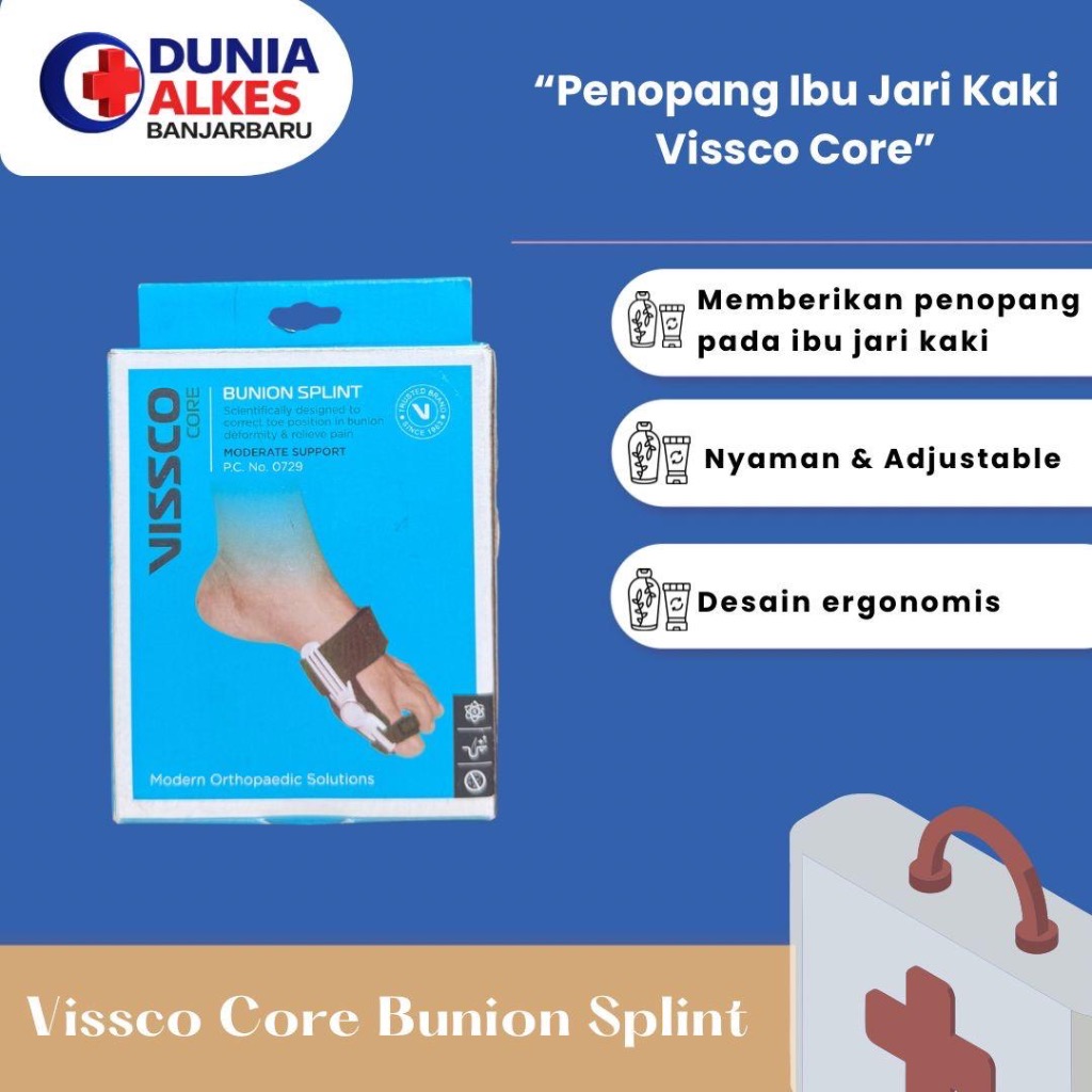 VISSCO - Bunion Corrector Universal With Splint (0749) | Bunion Support