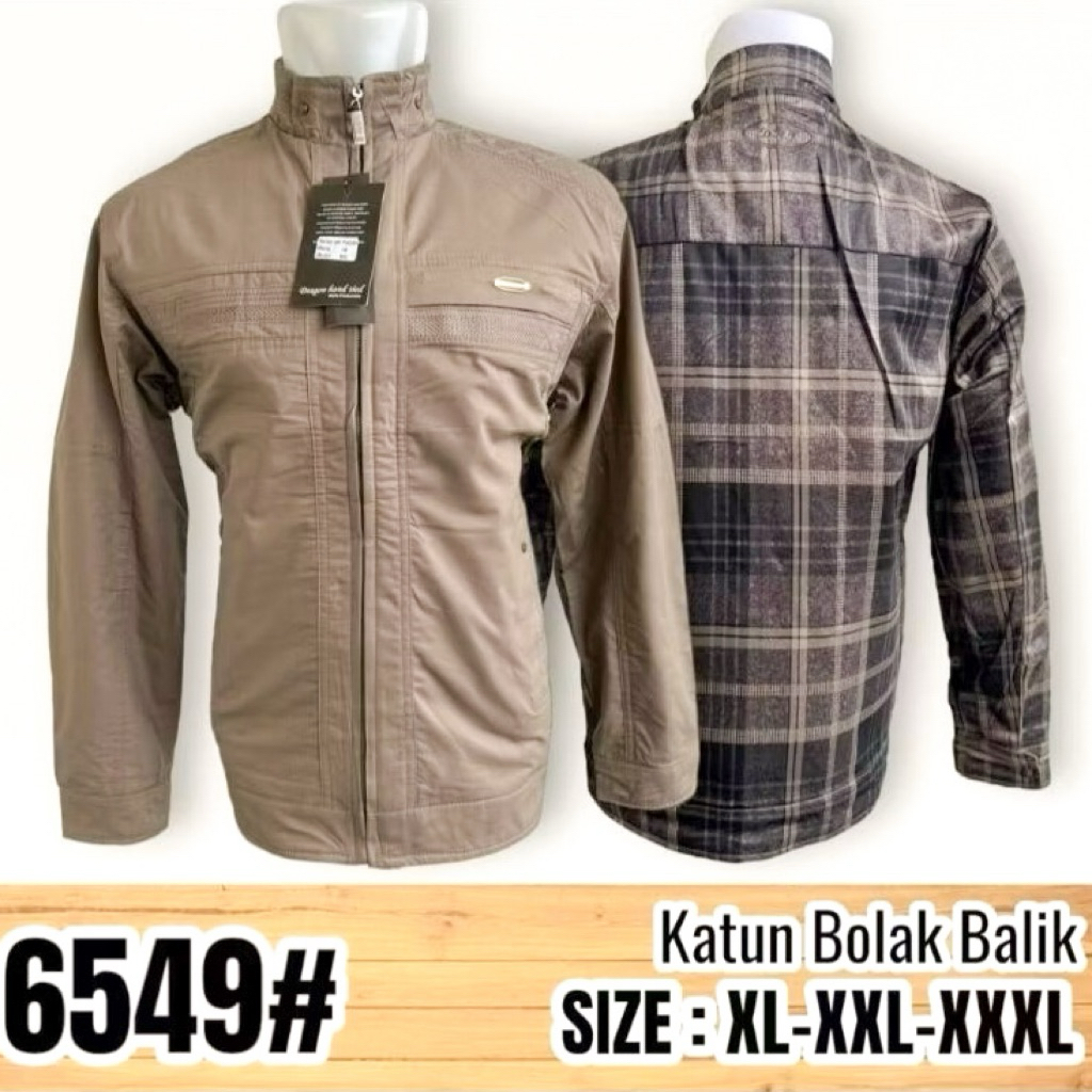 Jaket katun pria / jaket bolak balik import / jaket katun import / jaket bomber pria / jaket bomber 