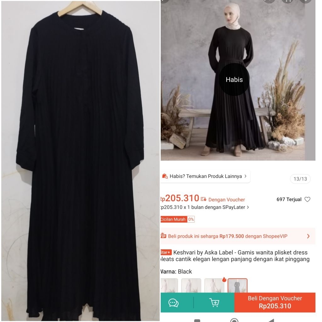 gamis aska label