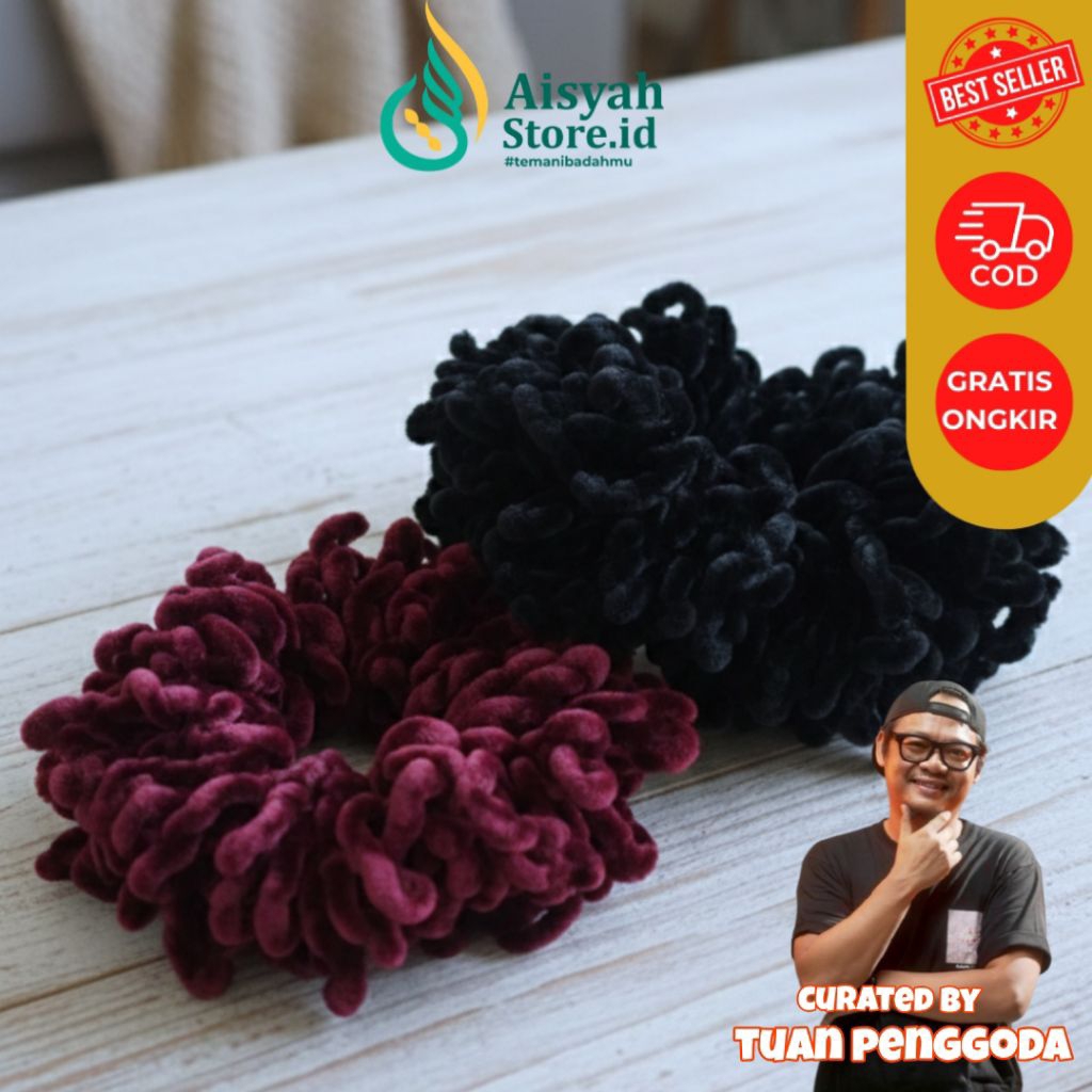 [exclusive markas tuan penggoda berbagi x aisyahstore] 5 qty ikat rambut ubur - ubur