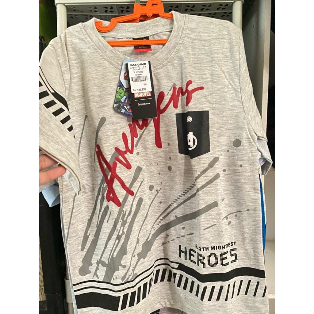 (Reject Stok lama) Kaos anak ORI MDS