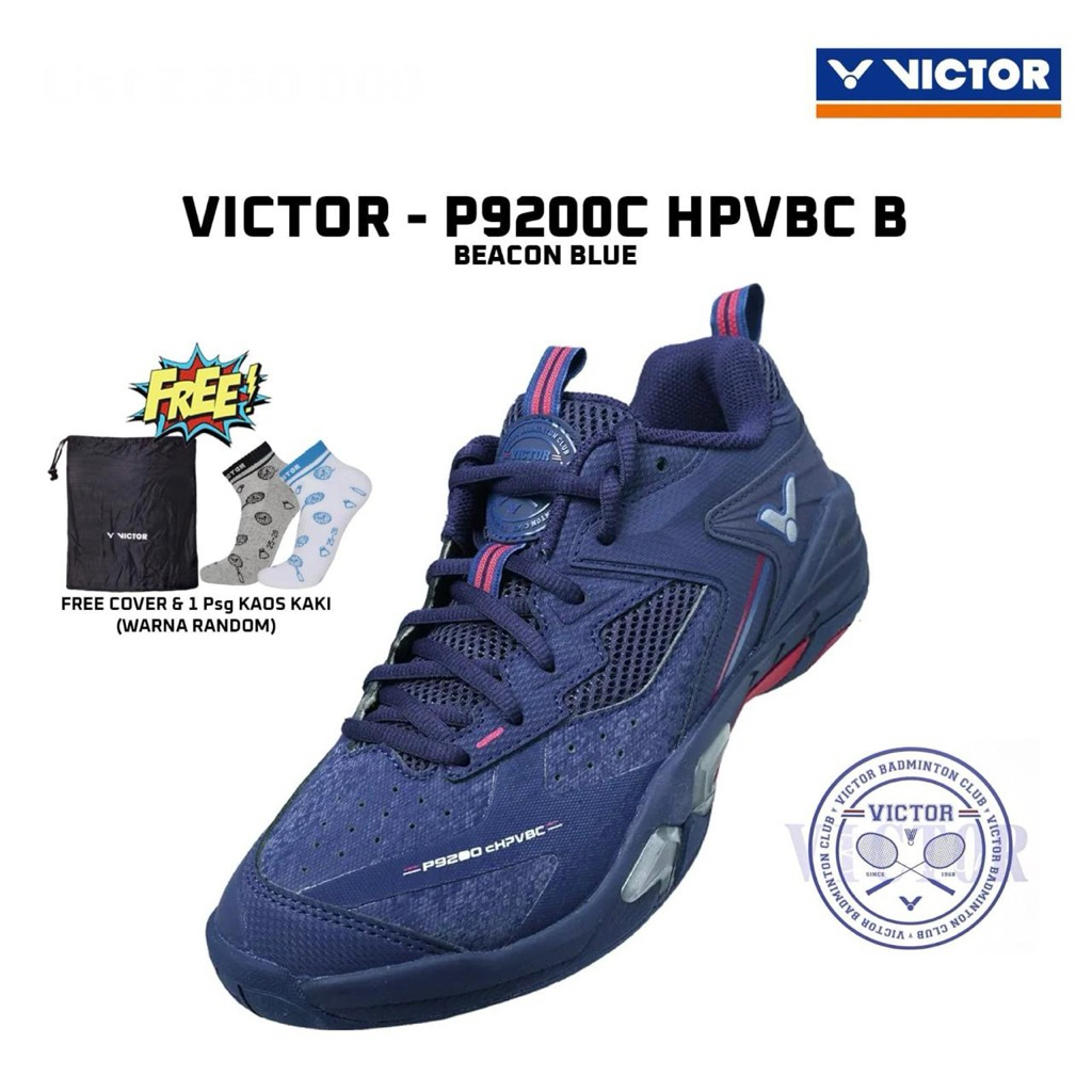 Sepatu Badminton VICTOR BADMINTON CLUB COLLECTION Shoes P9200cHPVBC B Original