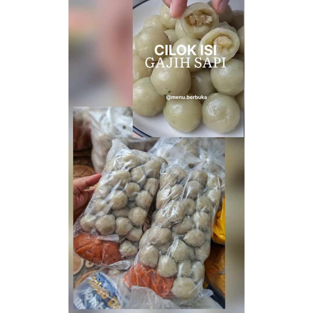 CILOK GAJIH JUMBO CILOK KANJI ISI 50 biji lezat