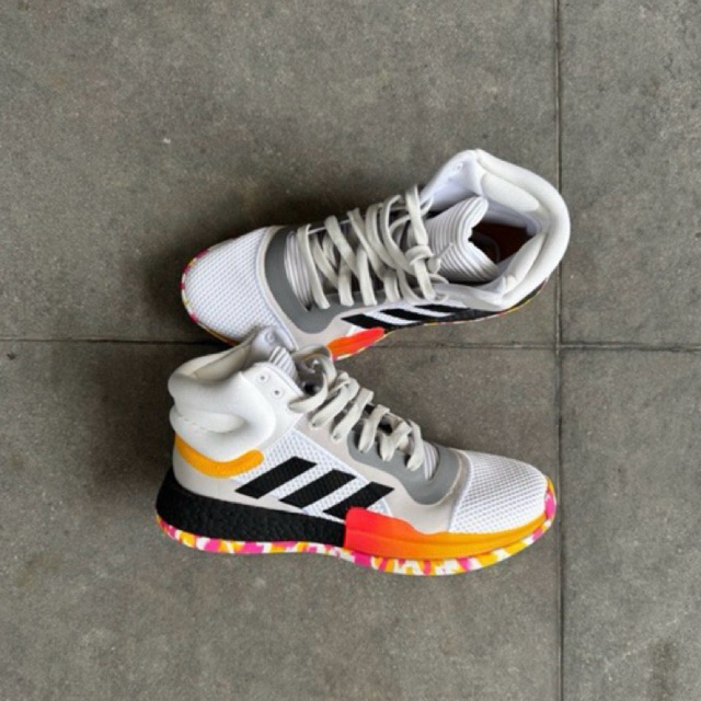 Adidas Marquee Boost White Black Active Gold