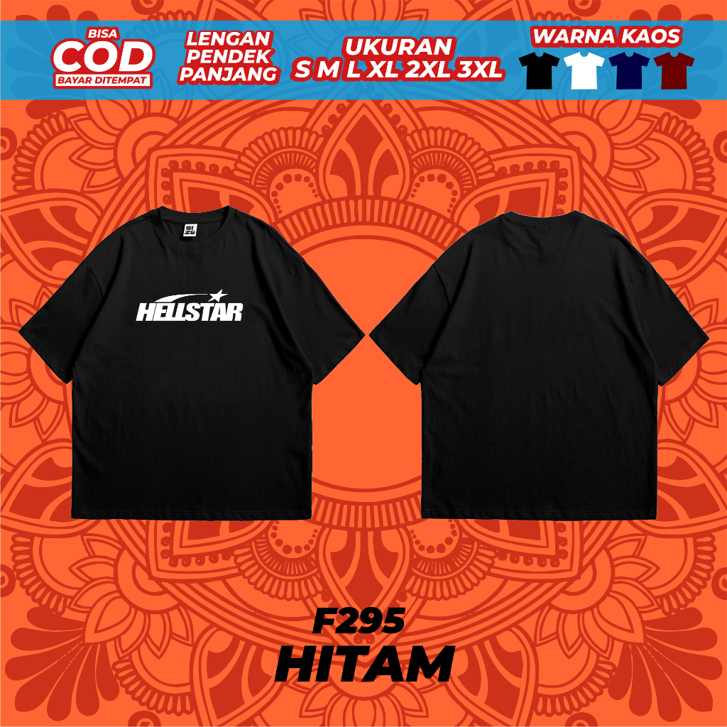 Kaos Pria Hellstar By Yodoid Tshirt Nyaman