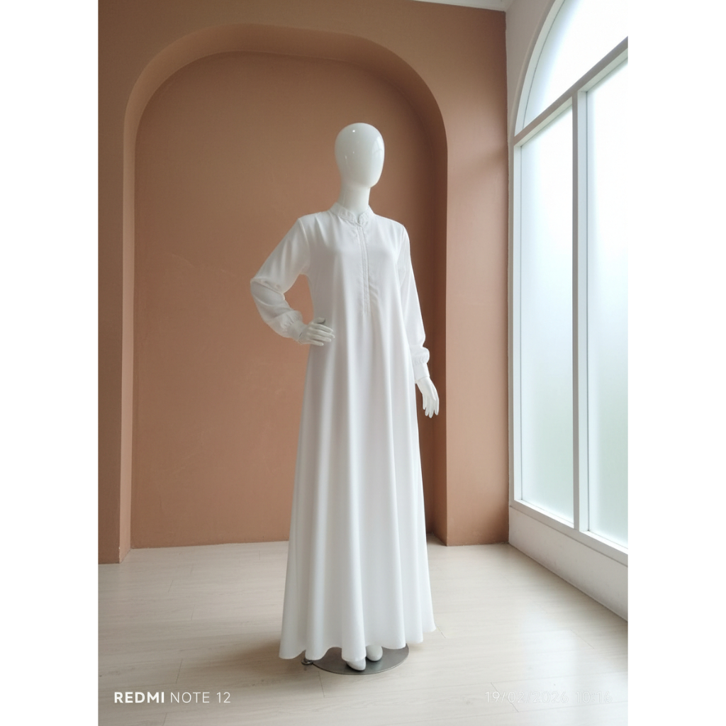 GAMIS PNS/PUTIH/SERAGAM PNS WANITA/GAMIS PDH/GAMIS PNS PUTIH/READY S,M,L,XL,XXL,XXXL