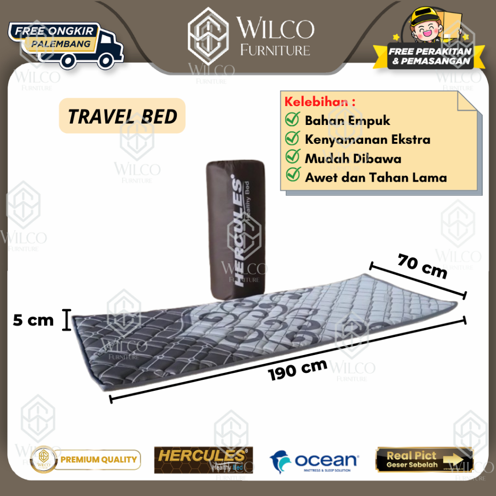 Matras Travel Bed by Hercules | Matras TravelBed Ocean Hercules