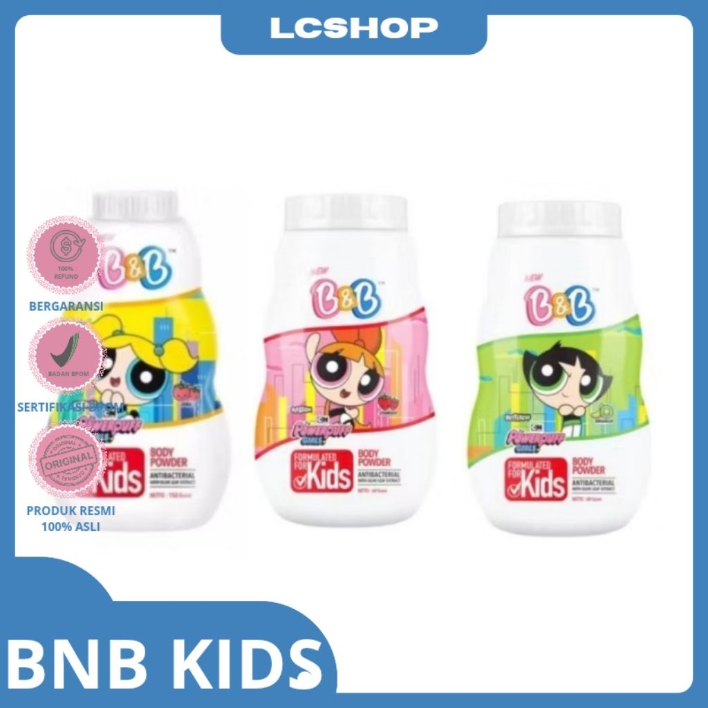 BnB KIDS POWDER ANTIBACTERIAL BEDAK BAYI (60 gr dan 150 gr)