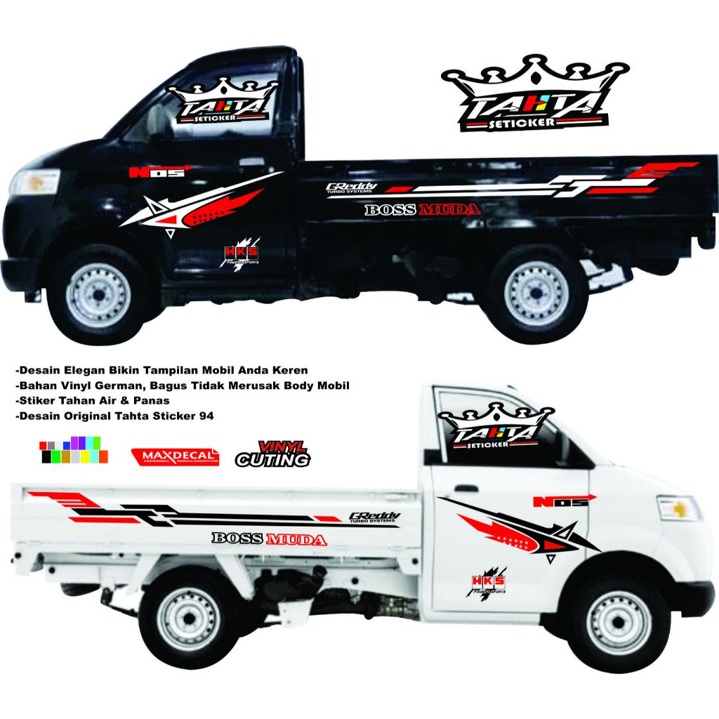 PROMO Stiker Cutting S Mobil Pick Up Apv Stiker Striping Suzuki Sport Stiker Mobil Pick Up Suzuki Ap